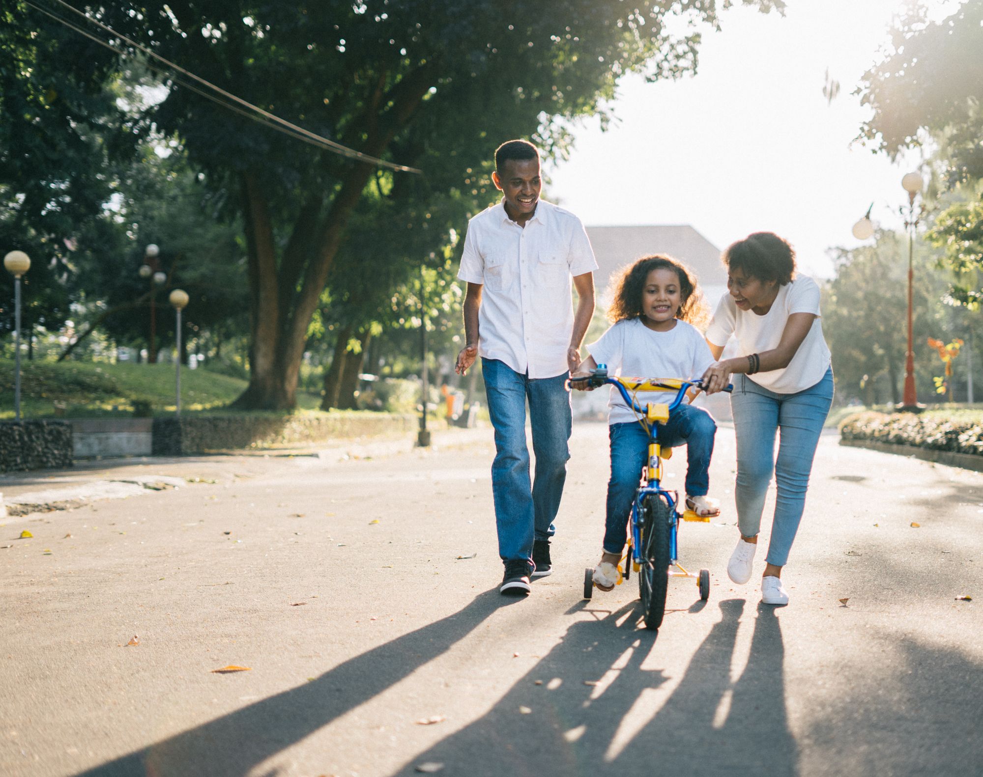 Volunteers at a community event — the kind of moment a charity site should lead with